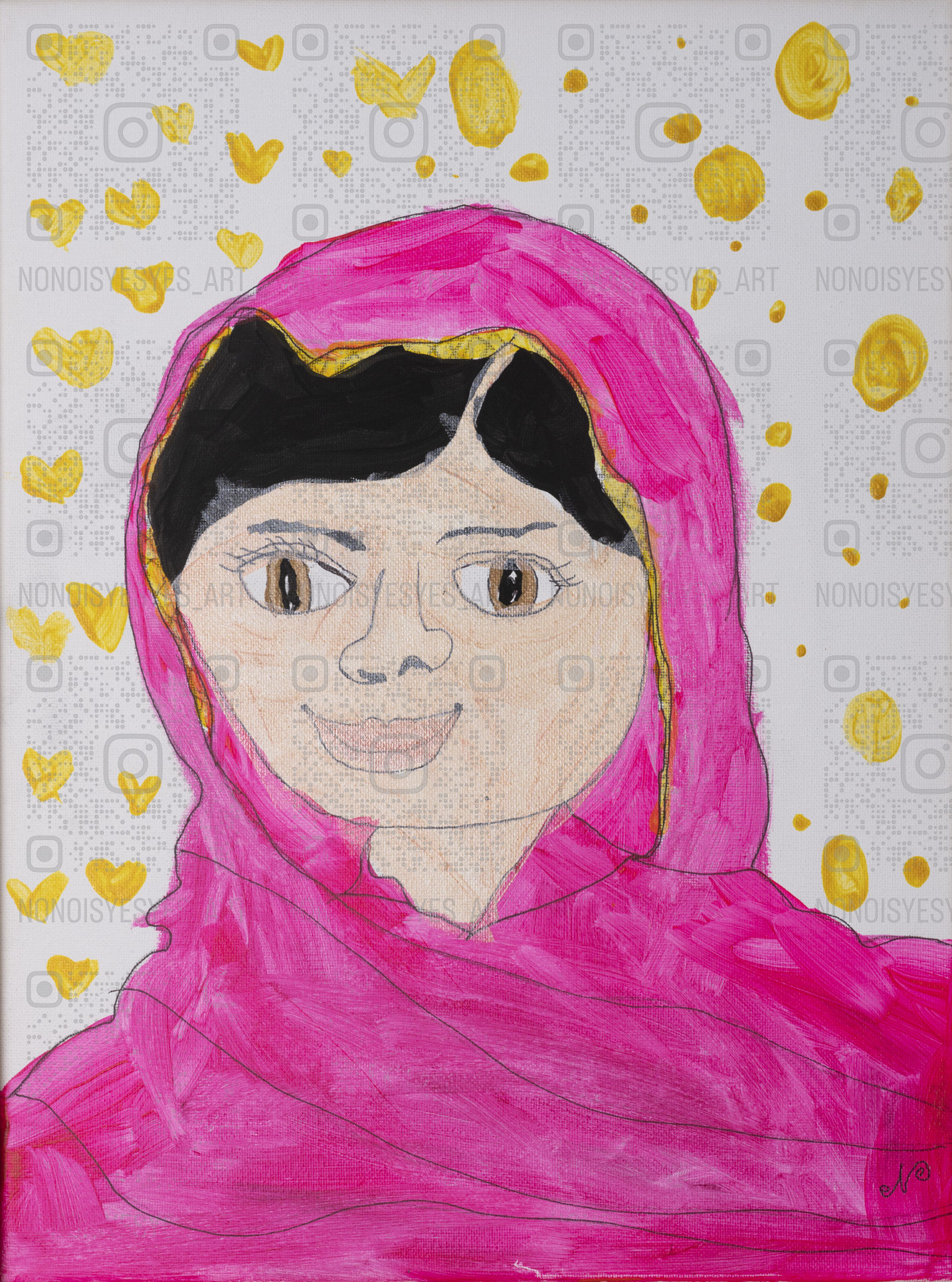 Malalai Portrait [Signature Copy]