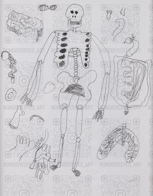El Día de los Muertos style Anatomy[Signature Copy]
